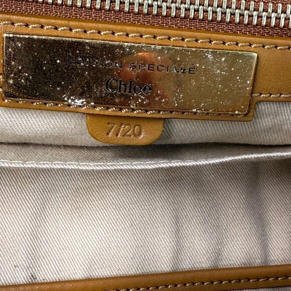 Chloé Alice Édition Spéciale Limited Edition Tote Bag – Camel Brown Leather, #7 - Picture 7 of 11